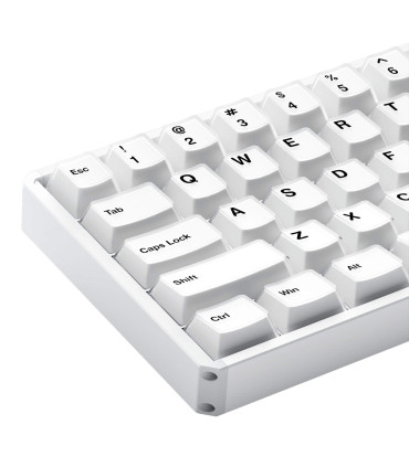 AKKO MOD68-HE Clavier de gaming ANSI blanc brumeux 8000Hz