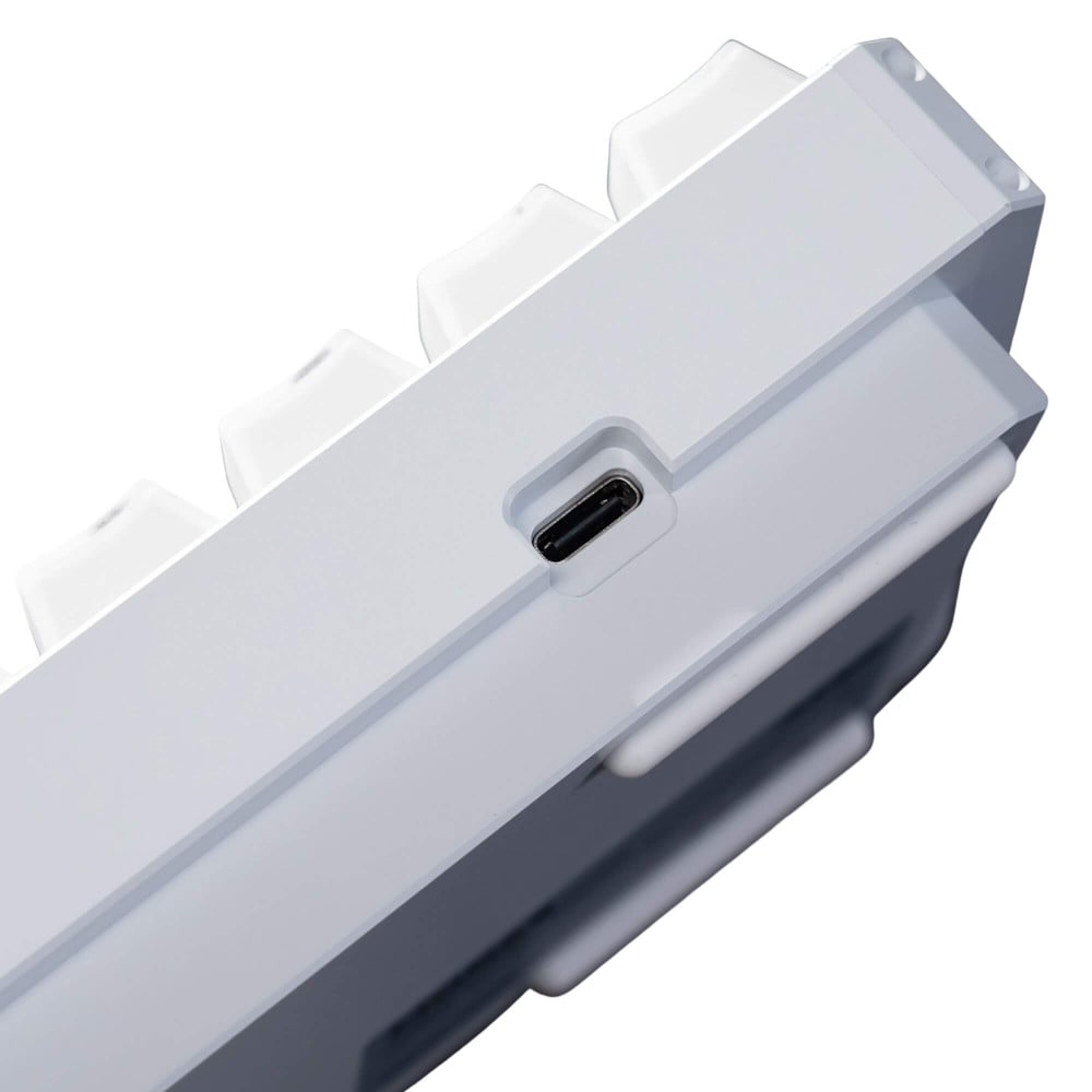 AKKO MOD68-HE Clavier de gaming ANSI blanc brumeux 8000Hz