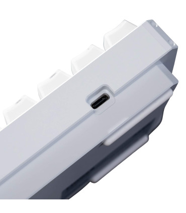 AKKO MOD68-HE Clavier de gaming ANSI blanc brumeux 8000Hz