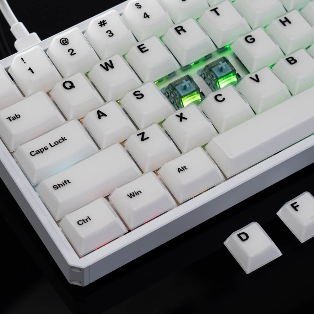 AKKO MOD68-HE Clavier de gaming ANSI blanc brumeux 8000Hz