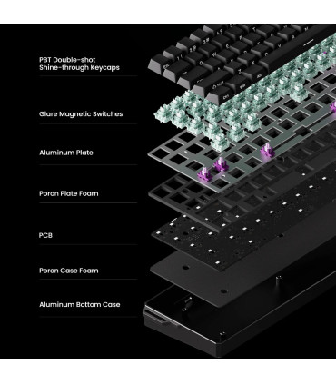 Clavier de jeu MONSGEEK FUN60 Pro-ST sans fil 16K ANSI