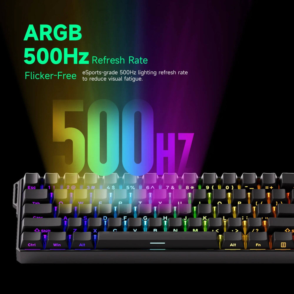 MONSGEEK FUN60 TMR HE Clavier Magnétique ANSI Gaming Tastatur