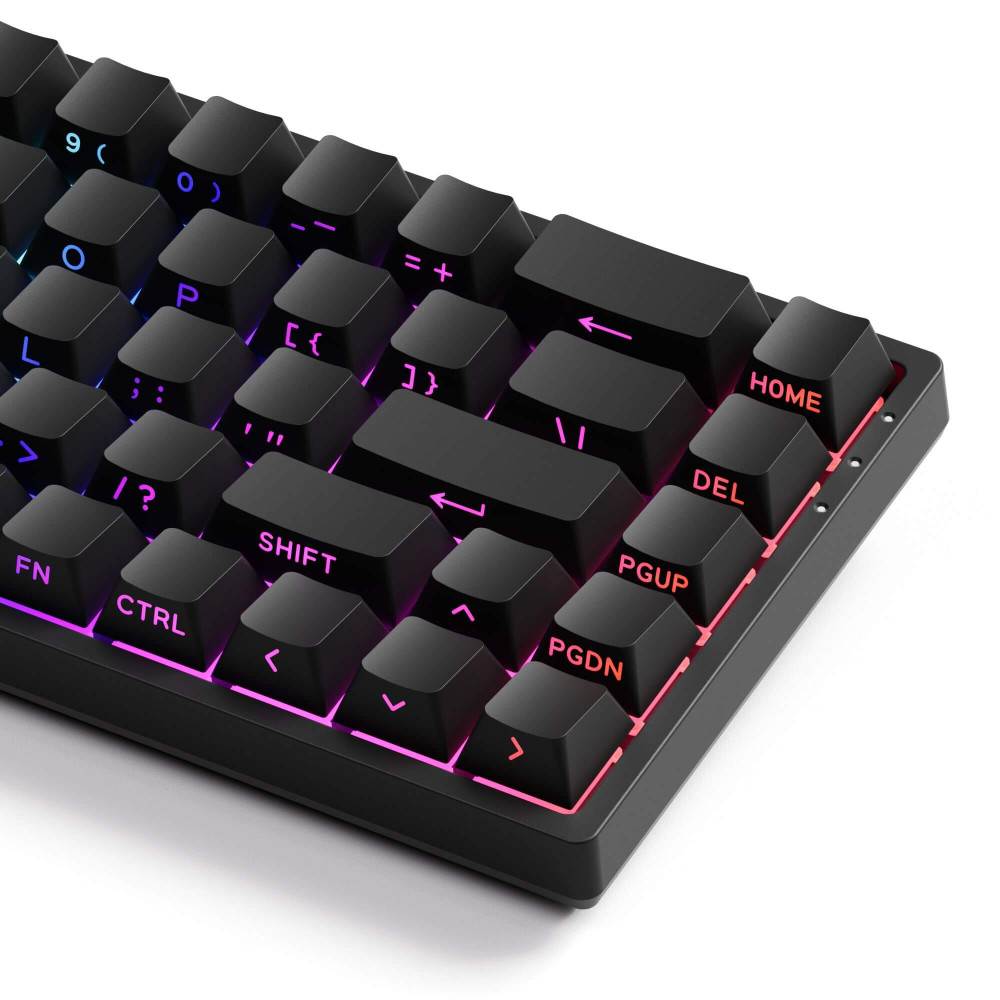 Clavier de jeu MONSGEEK FUN68 HE-ST filaire noir 8K à effet Hall