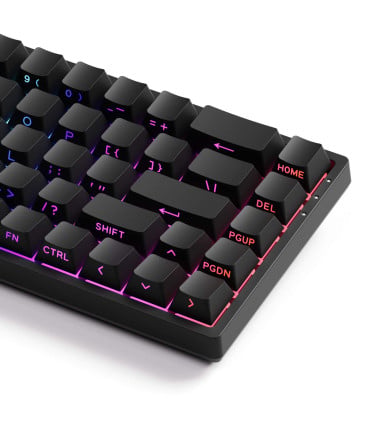 MONSGEEK FUN68 HE-ST Wired Black 8K Hall Effect Gaming Keyboard