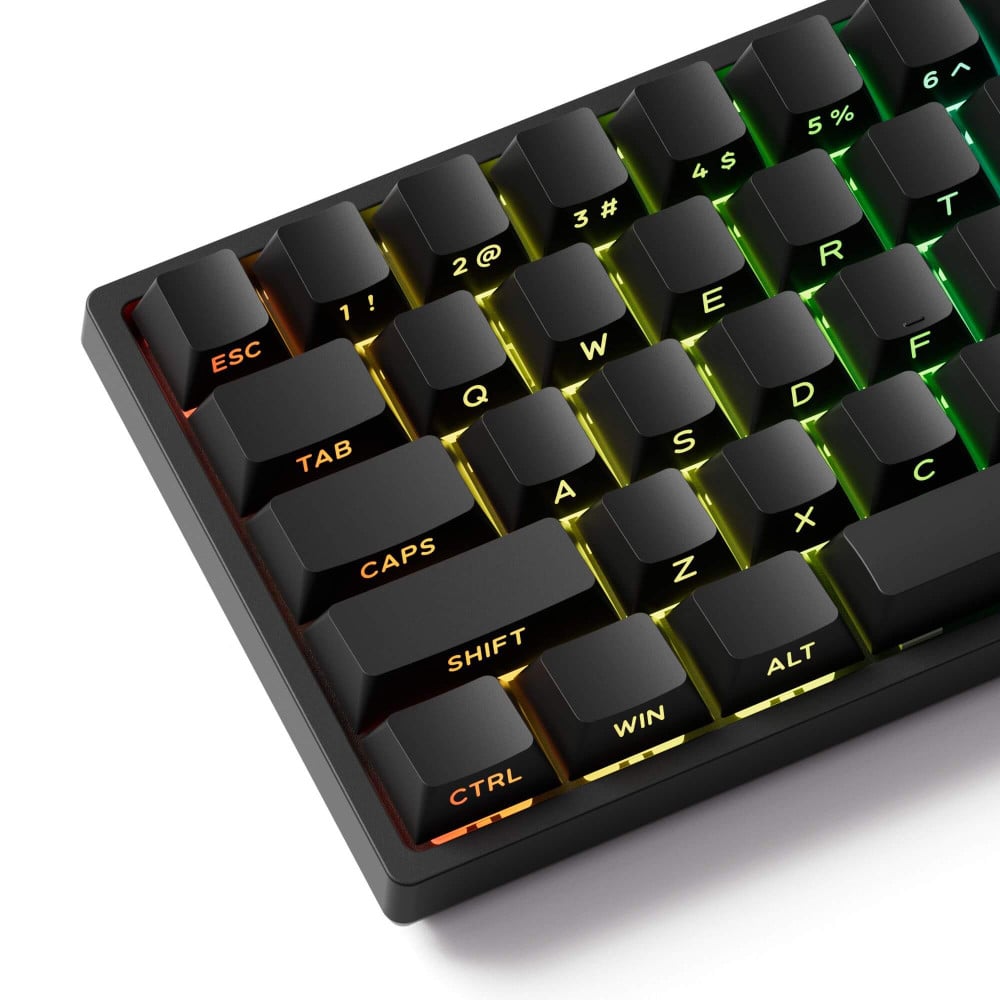 MONSGEEK FUN68 HE-ST Wired Black 8K Hall Effect Gaming Keyboard