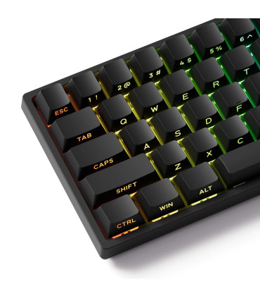Clavier de jeu MONSGEEK FUN68 HE-ST filaire noir 8K à effet Hall