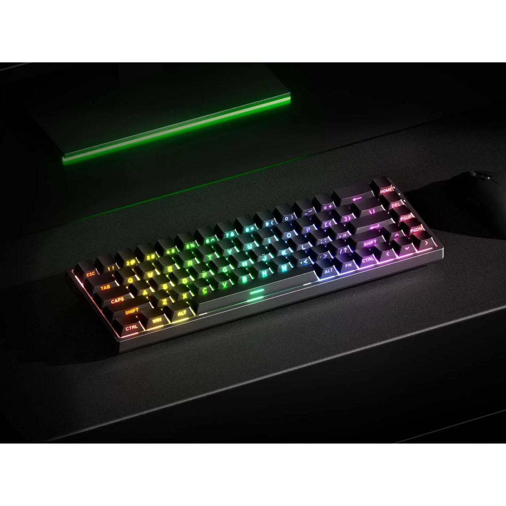 Clavier de jeu MONSGEEK FUN68 HE-ST filaire noir 8K à effet Hall