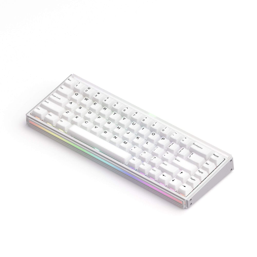 AKKO RAY68-HE Wireless White ANSI | Hall Effect Gaming Keyboard