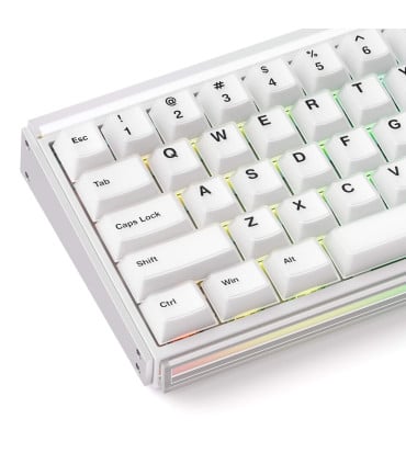 AKKO RAY68-HE Wireless White ANSI | Hall Effect Gaming Keyboard