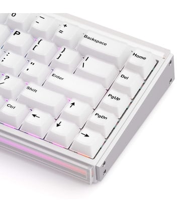 AKKO RAY68-HE Wireless White ANSI | Hall Effect Gaming Keyboard
