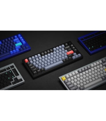 Keychron Q1 Blue QMK Red Switch (ANSI) avec bouton