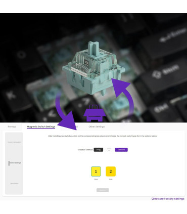 AKKO 5087 V3-HE Wireless ANSI – Clavier à effet Hall 8000 Hz