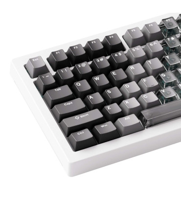 AKKO 5087 V3-HE sans fil ANSI – Clavier à effet Hall 8000 Hz blanc