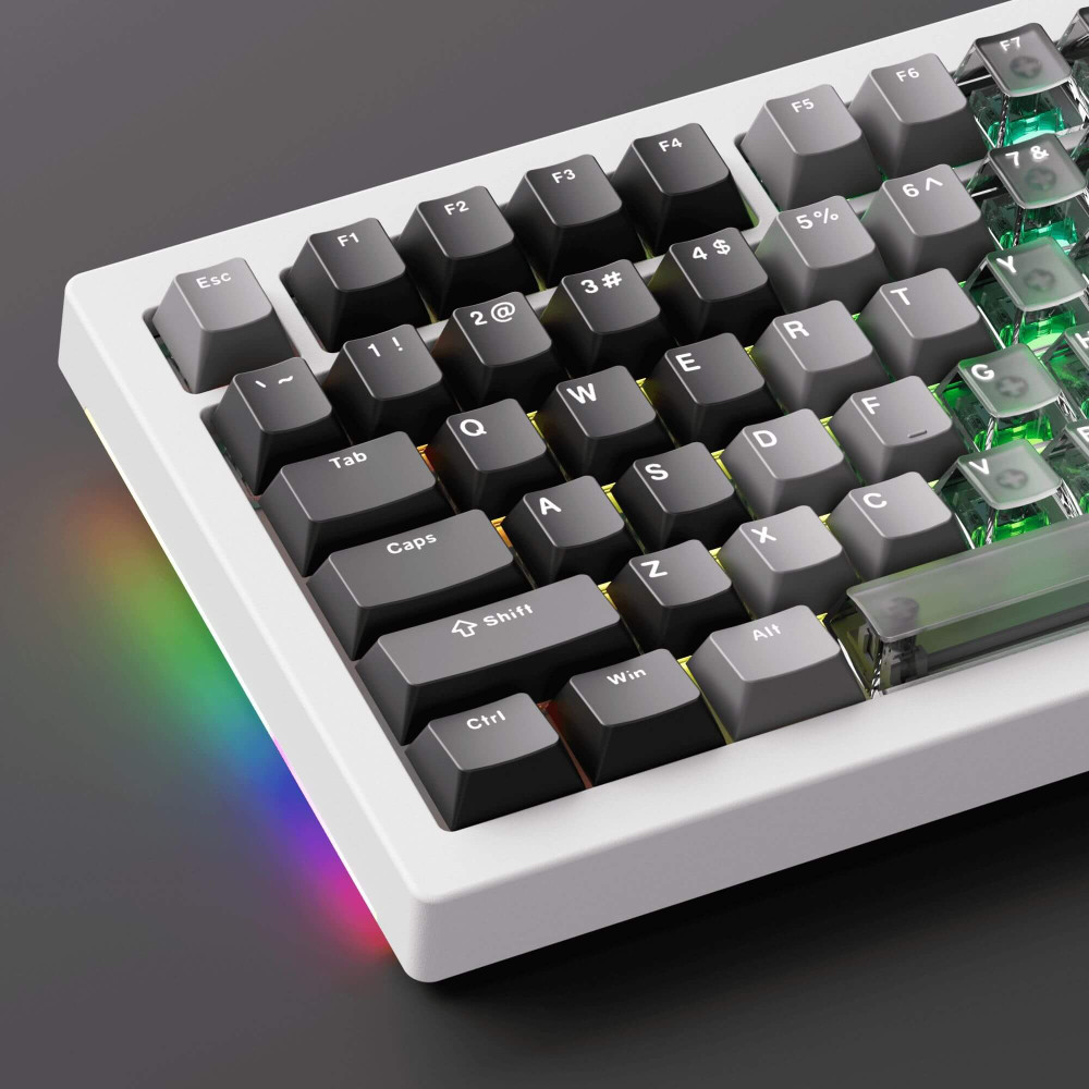AKKO 5087 V3-HE sans fil ANSI – Clavier à effet Hall 8000 Hz blanc