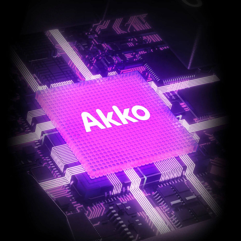 AKKO 5087 V3-HE sans fil ANSI – Clavier à effet Hall 8000 Hz blanc