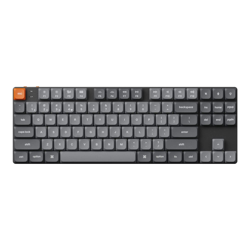 Keychron K1 Max Red RGB ANSI-US | Wireless Low-Profile TKL Tastatur