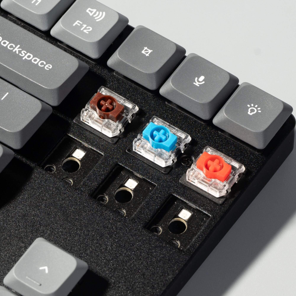 Keychron K1 Max Red RGB ANSI-US | Clavier TKL sans fil à profil bas