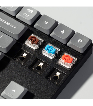 Keychron K1 Max Red RGB ANSI-US | Clavier TKL sans fil à profil bas