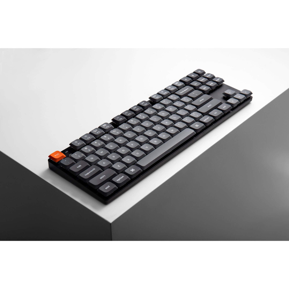 Keychron K1 Max Red RGB ANSI-US | Clavier TKL sans fil à profil bas