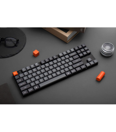 Keychron K1 Max Red RGB ANSI-US | Clavier TKL sans fil à profil bas