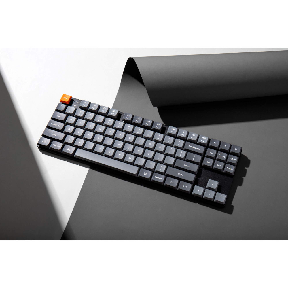Keychron K1 Max Red RGB ANSI-US | Clavier TKL sans fil à profil bas