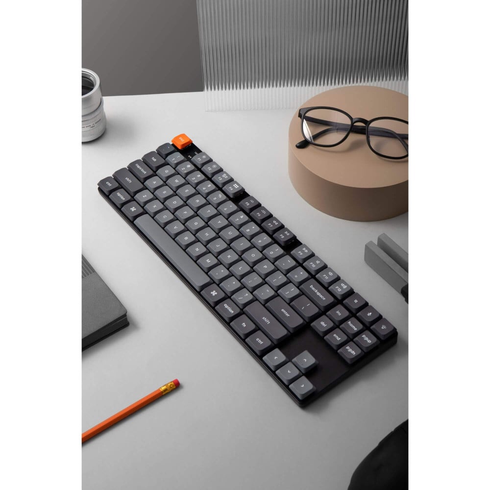 Keychron K1 Max Red RGB ANSI-US | Clavier TKL sans fil à profil bas