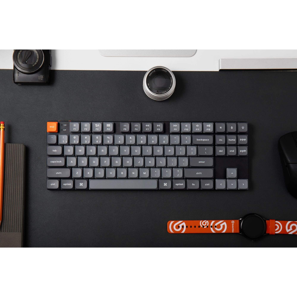Keychron K1 Max Red RGB ANSI-US | Clavier TKL sans fil à profil bas