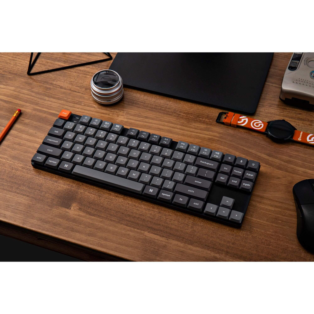 Keychron K1 Max Red RGB ANSI-US | Clavier TKL sans fil à profil bas
