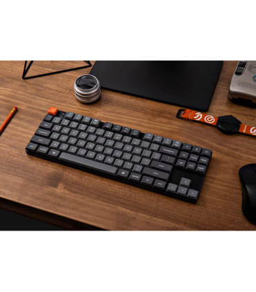 Keychron K1 Max Red RGB ANSI-US | Clavier TKL sans fil à profil bas