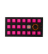 Tai-Hao 18-Key Rubber Keycap Set Neon Pink