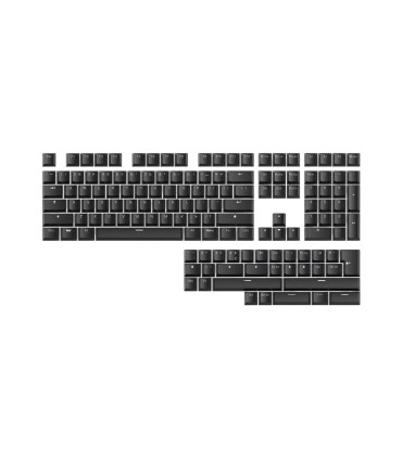 Wooting Keycaps PBT à double prise ANSI/UK-ISO Noir | studioCTRL