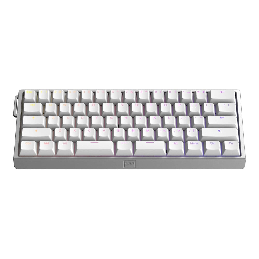 Wooting 60U v2 Aluminum Silver ANSI Split Spacebar | 8K