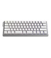 Wooting 60U v2 preassembled silver aluminum, ANSI layout, split spacebar
