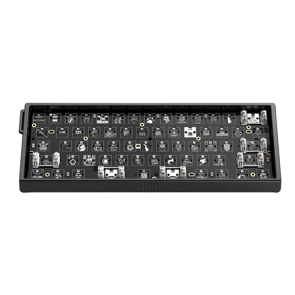 Wooting 60HE v2 Aluminium Silver ANSI Split Spacebar | 8K