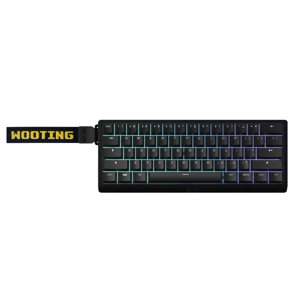 Wooting 60U v2 Plastique ANSI | Clavier de jeu à effet Hall 8K