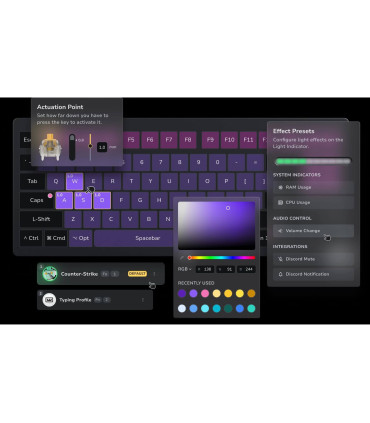 Wooting 60HE v2 Plastic ANSI | 8K Hall Effect Gaming Tastatur