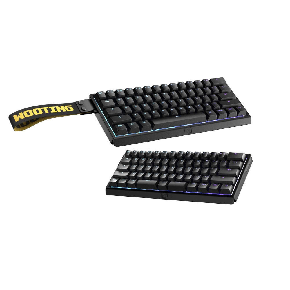 Wooting 60U v2 barre d’espace en plastique ANSI split | Clavier de jeu 8K