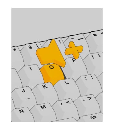 Wooting 60HE US-ANSI Linear60 – Clavier de jeu à déclenchement rapide