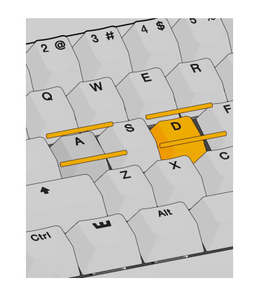 Wooting 60HE US-ANSI Linear60 – Rapid Trigger Gaming Tastatur