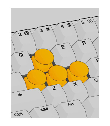 Wooting 60HE US-ANSI Linear60 – Clavier de jeu à déclenchement rapide
