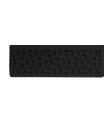 Wooting Repose-poignet 60 Juste Noir | Appuie-poignet en silicone