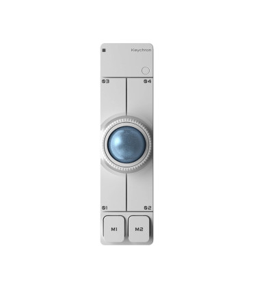 Keychron Nape Pro Trackball sans fil Souris blanche | studioCTRL