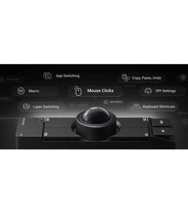 Keychron Nape Pro Trackball sans fil Souris blanche | studioCTRL