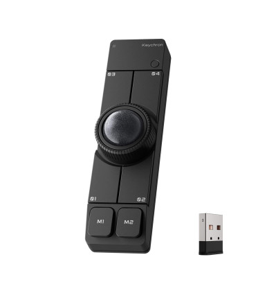 Keychron Nape Pro Trackball sans fil Souris noire | studioCTRL