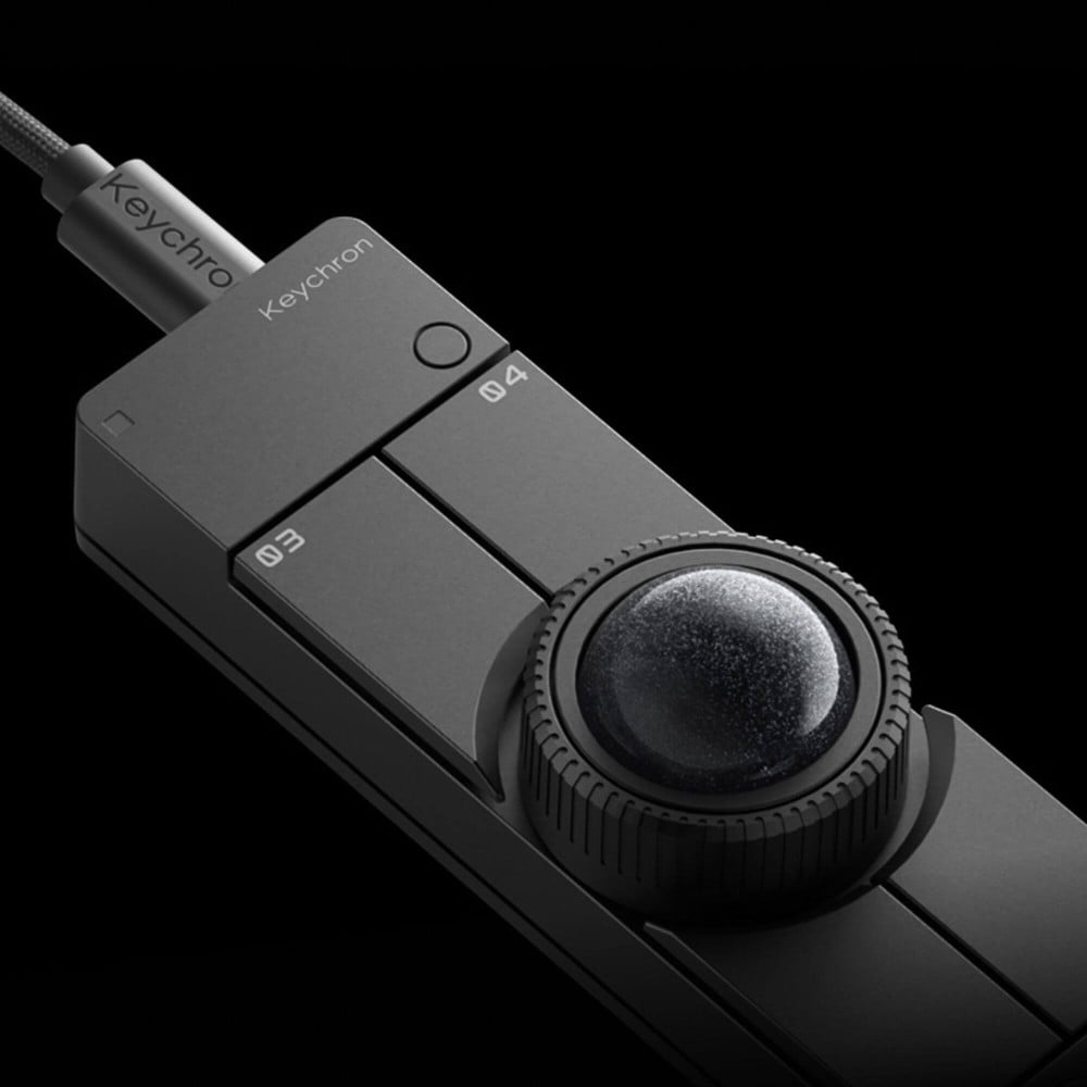 Keychron Nape Pro Wireless Trackball Mouse Black | studioCTRL