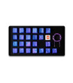 Tai-Hao 23-Key Rubber Keycap Set Purple&Blue Camo