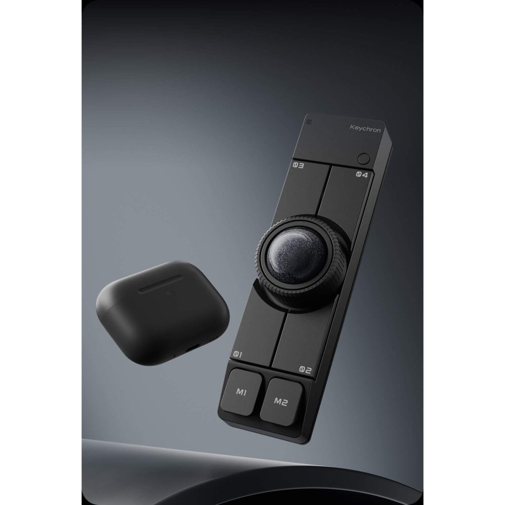 Keychron Nape Pro Wireless Trackball Mouse Black | studioCTRL
