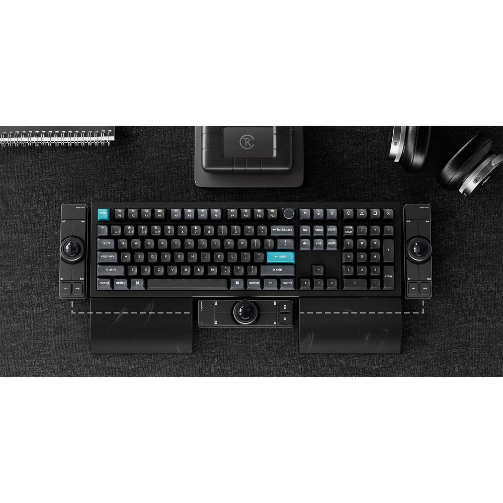 Keychron Nape Pro Trackball sans fil Souris noire | studioCTRL