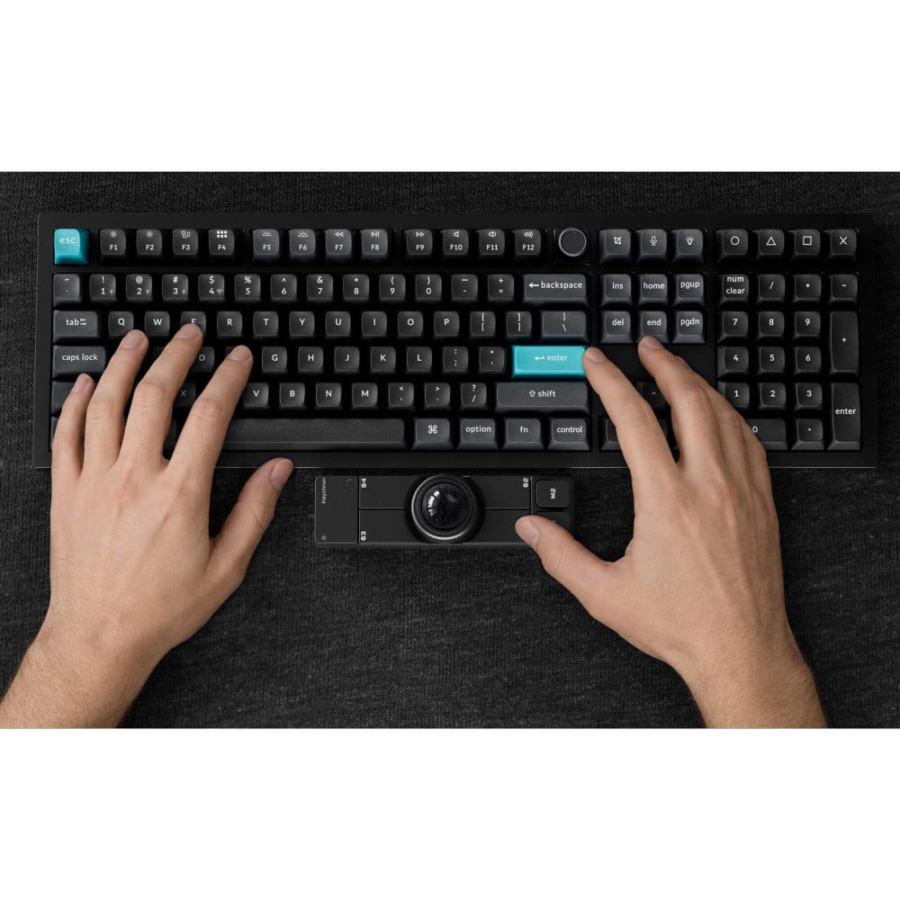 Keychron Nape Pro Wireless Trackball Mouse Black | studioCTRL