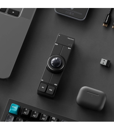 Keychron Nape Pro Trackball sans fil Souris noire | studioCTRL